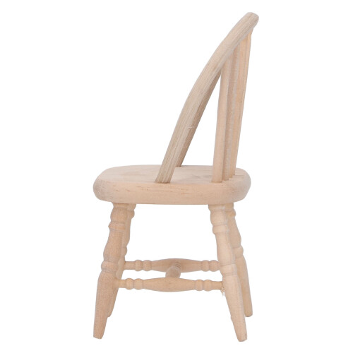 Silla para casa de muñecas de madera de abedul a escala 1:12 – Moderna 2