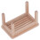 1:12 Taburete para casa de muñecas Abedul natural 7.54.84.2cm 3