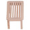 1:12 Taburete para casa de muñecas Abedul natural 7.54.84.2cm 14