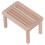 1:12 Taburete para casa de muñecas Abedul natural 7.54.84.2cm 6