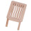 1:12 Taburete para casa de muñecas Abedul natural 7.54.84.2cm 9