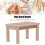1:12 Taburete para casa de muñecas Abedul natural 7.54.84.2cm 10