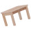 1:12 Taburete para casa de muñecas Abedul natural 7.54.84.2cm 12