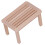1:12 Taburete para casa de muñecas Abedul natural 7.54.84.2cm 5
