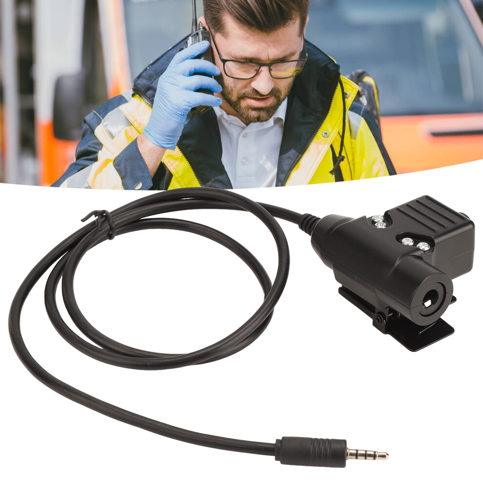 U94 Ptt Adapter Professional Highly Flexible Ptt Headset Adapter For 3.5Mm Sound Interface Cell Phone 7601321116161