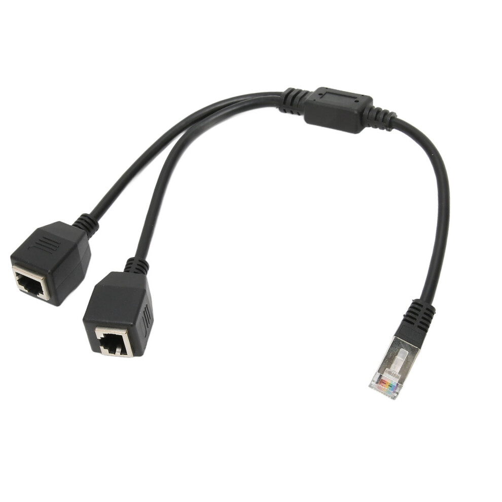 Rj45 Ethernet Splitter Cable 1 Male To 2 Female Port Stable Fast Transmission Cat5 Rj45 Splitter Cable For Router Modem 5001321117274