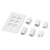 Placa de pared 6 puertos HDMI USB-C Ethernet para TV Proyector Computadora 2xHD 2xUSB3.0 11