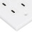 Tomacorriente USB Type-C de 6 puertos, montaje en pared 9