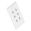 Tomacorriente USB Type-C de 6 puertos, montaje en pared 12