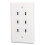 Tomacorriente USB Type-C de 6 puertos, montaje en pared 14