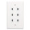 Tomacorriente USB Type-C de 6 puertos, montaje en pared 16