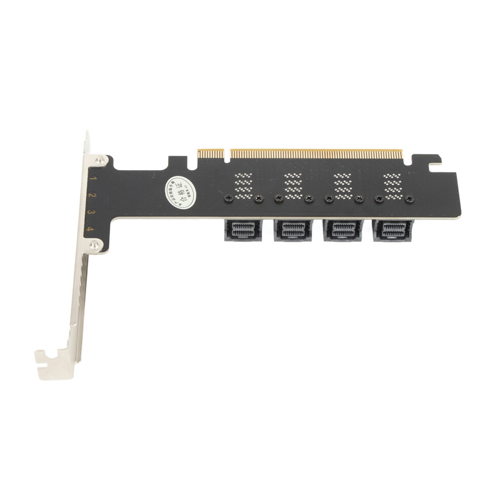 Pcie To U.2 Adapter Card Pcie X16 To 4 Port U.2 Nvme Sff8643 Sff8639 Pcie Split Expansion Card With Led Indicator 8011321118031