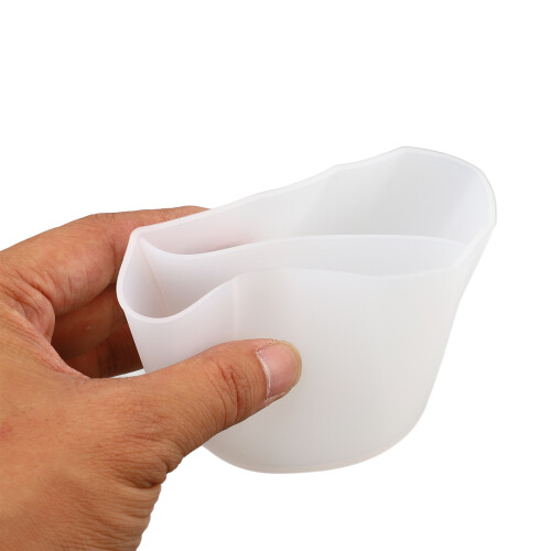 4 Stilarten Split-Becher aus Silikon, Gießbecher, wiederverwendbar 2