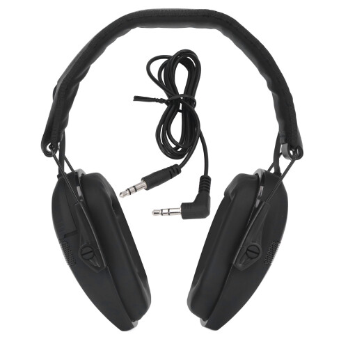 Orejeras electrónicas NRR 22dB 3.5mm Negro para tiro 1