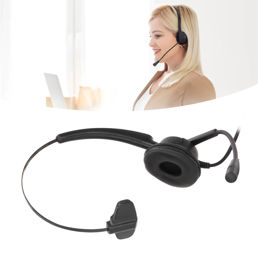 Traffic Headset Noise Reduction Ergonomic Adjustable Ultra Clear Call Plug And Play Rj9 Headset With Microphone 9461321119955