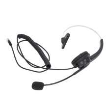 RJ9 Geräuschunterdrückendes Headset Verstellbare Lautstärke ABS