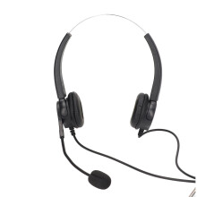 Verstellbares RJ9 Call Center Headset mit Geräuschunterdrückung