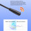 USB-Headset V5.0 Mono-Ohr 150mAh Bluetooth 8