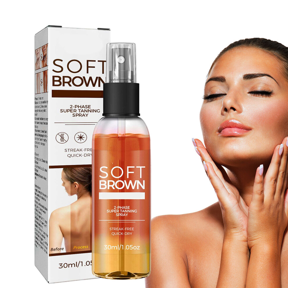 30ml Self Tanning Spray Sunless Tanning Spray Tanning Accelerator for Full Body
