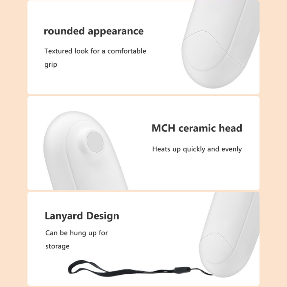 White Heat Pulse Anti Itch Device Electronic Relieve Itching Stick Usb Rechargeable Anti Itching Device For Outdoor Camping Travel Sports