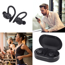 Q25 PRO Schwarz 45mAh In-Ear-Kopfhörer, 500mAh Ladecase, 10m