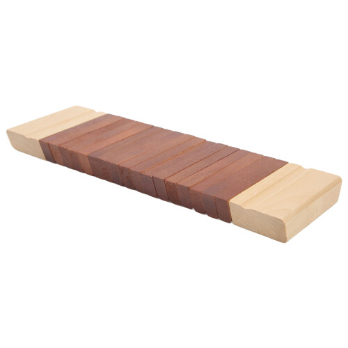 Orff Tooth Wood Sounder - Madera maciza, Rojo/Madera 1