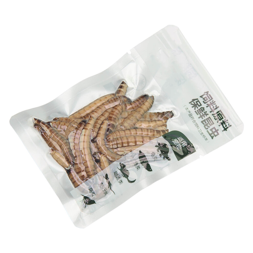 Reptile Mealworms Food Natural Fresh Fish Mealworms Fodder for Reptiles Tortoise Fish
