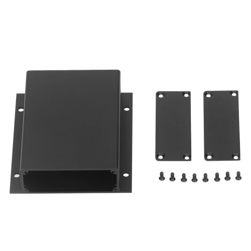 Carcasa para proyectos electrónicos Aleación de aluminio Impermeable Negro Resistente a la corrosión 1