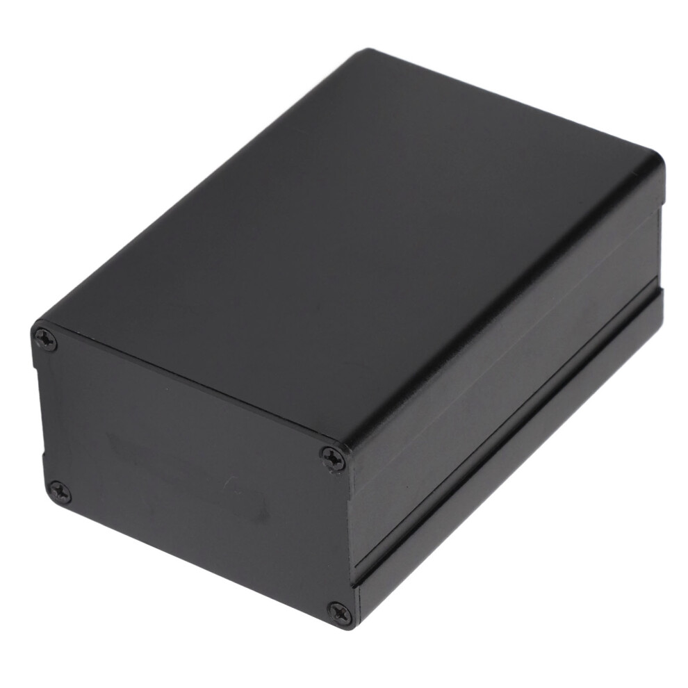 Aluminum Electric Box Waterproof Junction Enclosure Case Split Type For Diy 46X76x110mm Black Smooth 3751321127446