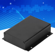 Carcasa para proyectos electrónicos Aleación de aluminio Impermeable Negro Resistente a la corrosión