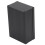 Caja eléctrica de aluminio tipo split 46x76x110mm negro 8