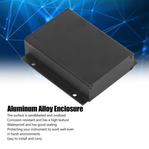 Carcasa para proyectos electrónicos Aleación de aluminio Impermeable Negro Resistente a la corrosión 2