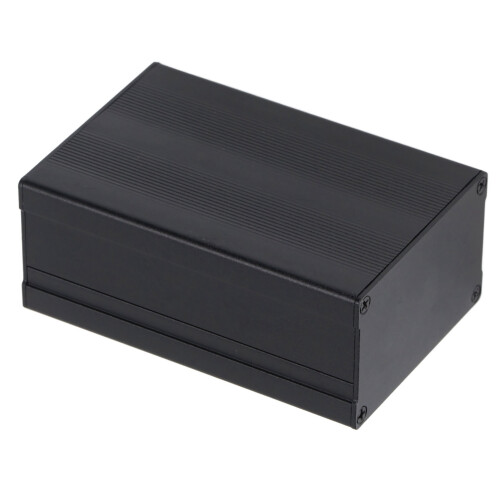 Caja eléctrica de aluminio tipo split 46x76x110mm negro 1