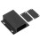Integrierte Typ-Aluminium-Box 25x71x80 mm Schwarz 16