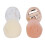 2 Stück Nagelstaubbürsten Roségold/Weiß 10