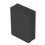 Caja de proyecto tipo split 35x76x100mm Aluminio negro 11