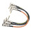 3 Stück Nylon- und Metallgeflechtete Gitarren-Patchkabel 6