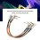 3 Stück Nylon- und Metallgeflechtete Gitarren-Patchkabel 9
