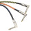 3 Stück Nylon- und Metallgeflechtete Gitarren-Patchkabel 11