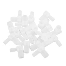 20 piezas de adaptadores de manguera para acuario 90 codo 8/12mm