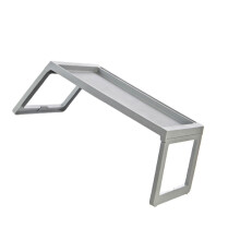 Escritorio plegable para cama para portátil gris, 68x35.8x27.5cm, 900g