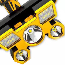 ABS 5-LED 1200mAh Gold 198g USB-Ladefunktion