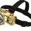 LED-Stirnlampe Mini 1200mAh 18650 USB Schwarz/Gold 4