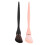 2er-Set schräger Konturenpinsel – Schwarz Pink 2