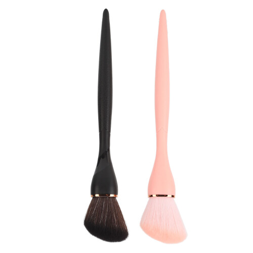 2er-Set schräger Konturenpinsel – Schwarz Pink 1