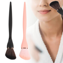 2 Stück Winkel-Konturenpinsel-Set, Kunstfaser, Schwarz & Pink