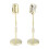 Altmodisches Mikrofon Modell Gold 11,5 cm 33–41 cm 11