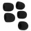 5er-Pack Polyester-Windschutzhauben für Handmikrofone, geruchlos, weiches Set 13