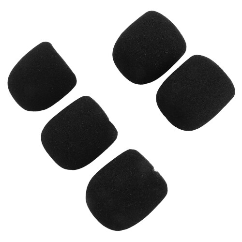 5er-Pack Polyester-Windschutzhauben für Handmikrofone, geruchlos, weiches Set