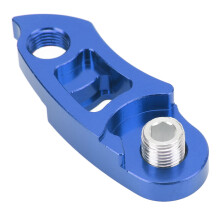 Extensor de engranajes para bicicleta de aluminio colgador de cambio trasero azul gancho de cola de bicicleta